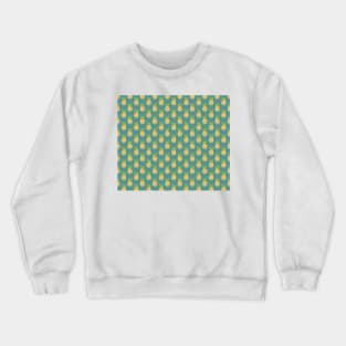 Pastel Pineapple Green Pattern Crewneck Sweatshirt